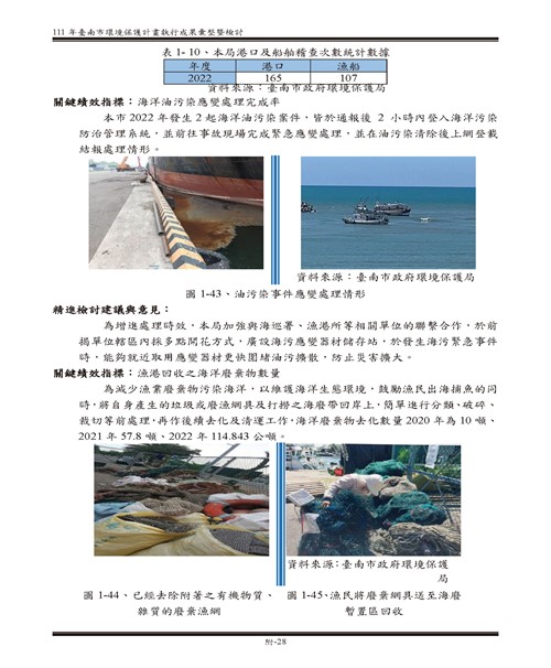 111 年臺南市環境保護計畫第78頁內容